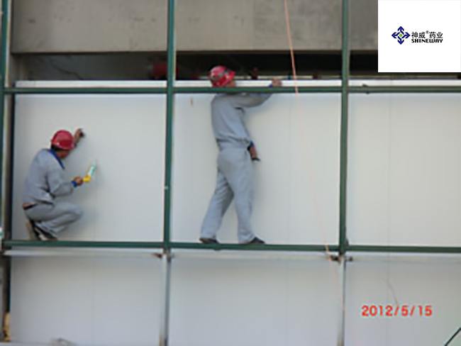 河北神威藥業(yè)大型醫(yī)藥防爆冷庫建造工程