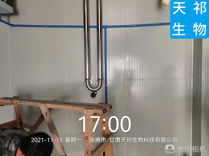 甘肅天祁生物1895立方米生物試劑冷庫(kù)建造工程